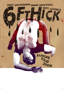 6Ft Hick SpookyRecords.com_europe_A3 poster