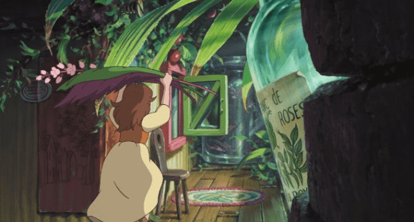 Arrietty with Leaf The Secret World of Arrietty