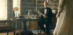 Bill Murray as FDR in a wheelchair