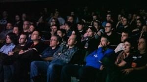 The Rep Crowd Watching A Movie