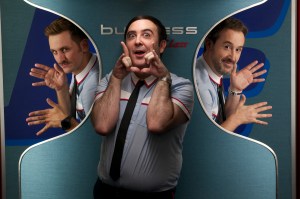 I'm so excited 1 Raúl Arévalo as Ulloa, Carlos Areces as Fajas & Javier Cámara as Joserra. Photo by Paola Ardizzoni & Emilio Pereda © El Deseo, Courtesy of Sony Pictures Classics