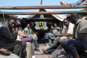 A scene from THE PIROGUE, directed by Moussa Touré. Courtesy o