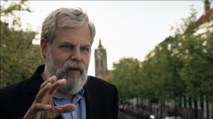 Tim Jenison in Delft, the Netherlands, where Johannes Vermeer lived. Photo by Shane F. Kelly, © 2013 High Delft Pictures LLC, Courtesy of Sony Pictures Classics. All Rights Reserved.