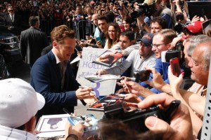 Cumberbatch signs autographs at TIFF Jeff Harris
