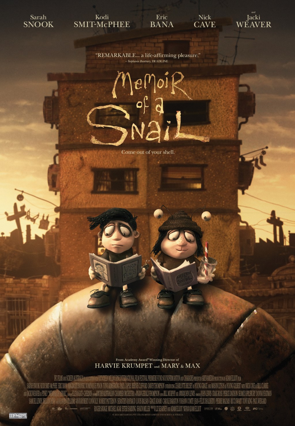 Bullies and the bullied. Films reviewed: Memoir of a Snail, The&nbsp;Line
