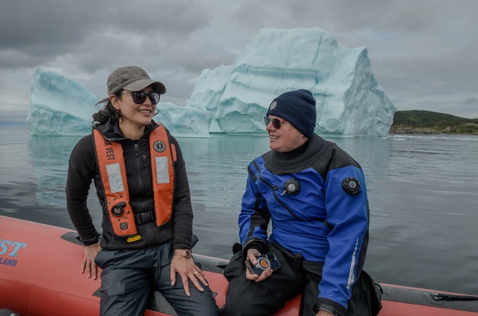 Daniel Garber talks with diver/explorer Jill Heinerth and documentarian Christine McLean about The Berg on The Nature of&nbsp;Things
